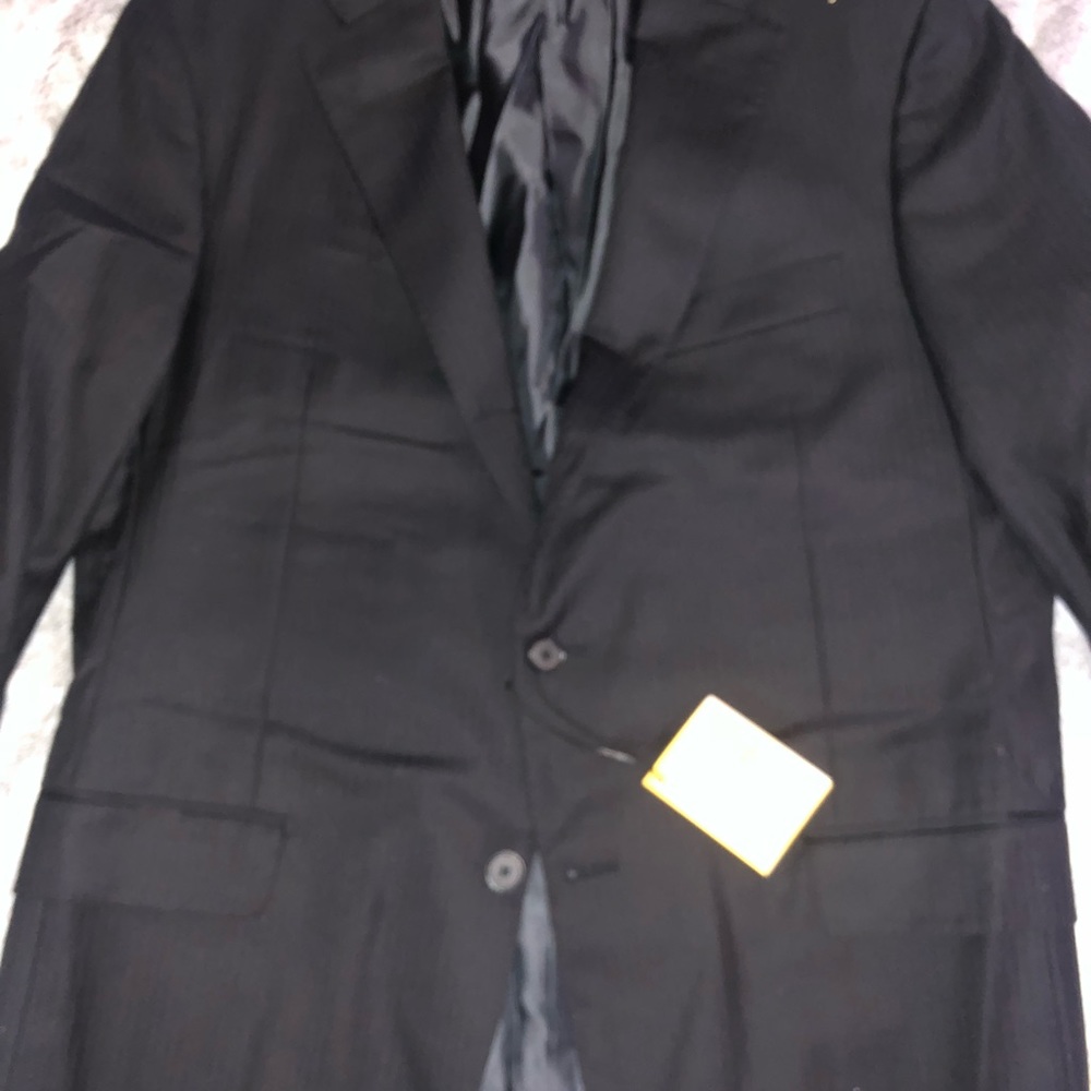 Hickey Freeman By Loro Piana hamilton BLK Jacket - Picture 2 of 8